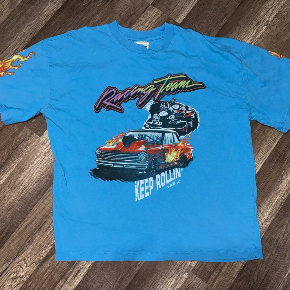 Racing Team Blue Graphic Tee